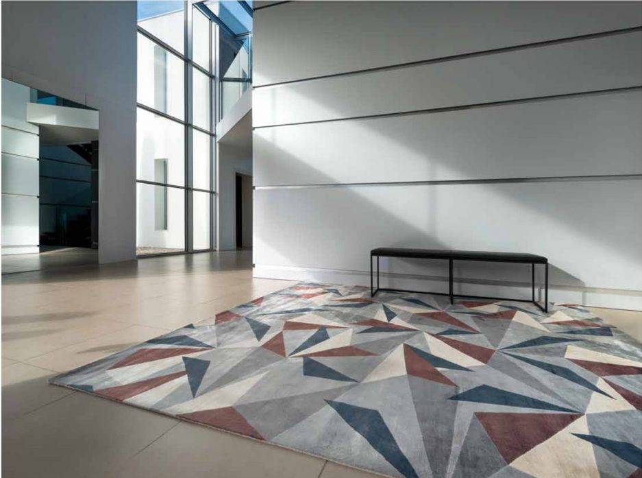 geometric carpet, triangular rugs, custom rugs, designer rugs