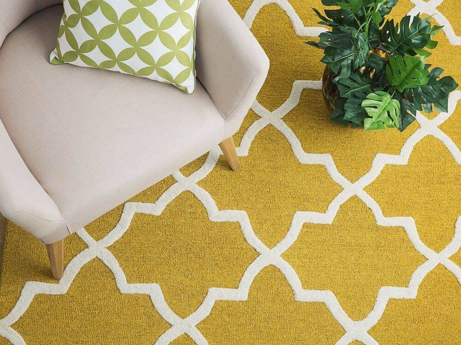 morrocan rugs, persian rugs, yellow carpet, linear patterned rugs