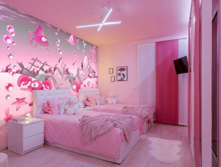 pink wallpaper, nursery mural, girls bedroom wall ideas, best interior tips for girls, free wallpaper sample