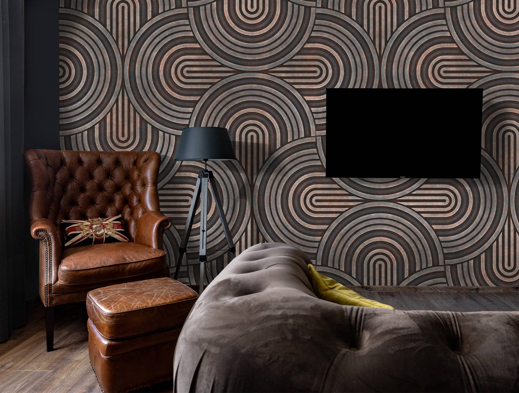 Abstract modern wall mural - Nouqoush