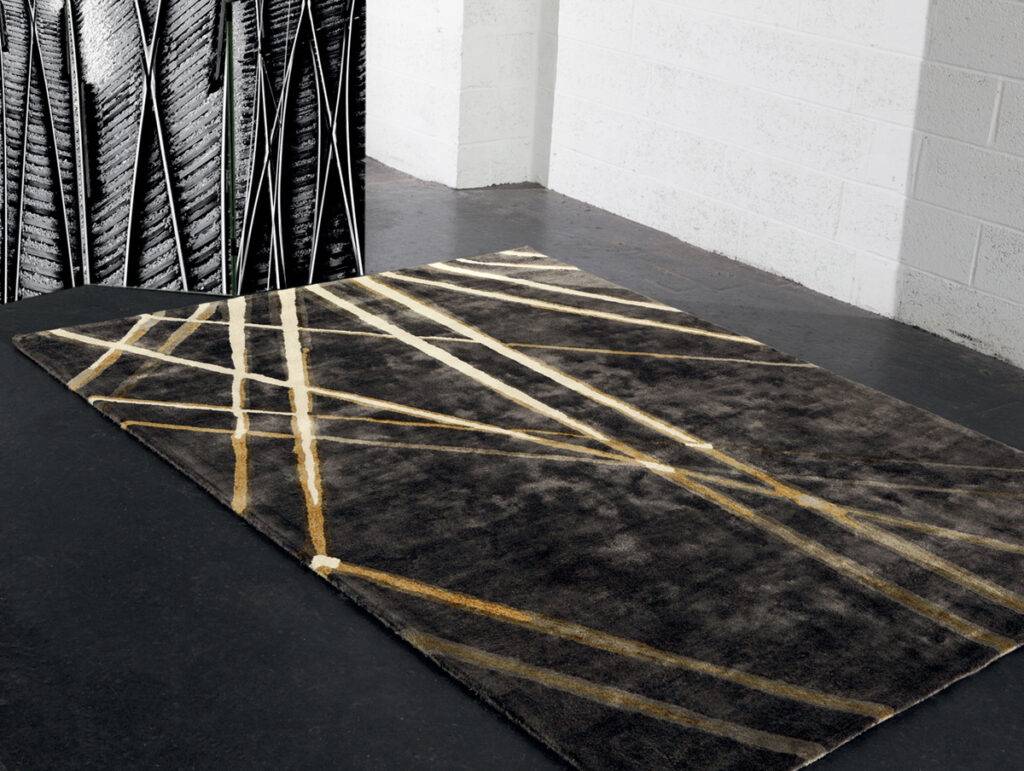 Shiny lines rug – Nouqoush