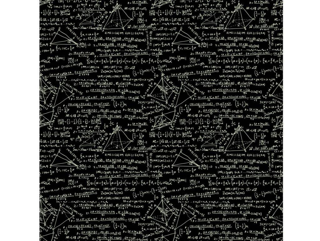 Math Learning Wall Pattern Maths pattern wall mural – Nouqoush