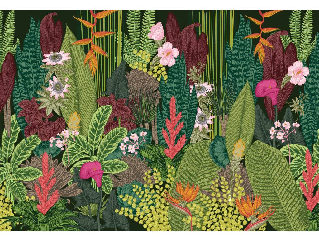 Botanical classic wall mural – Nouqoush
