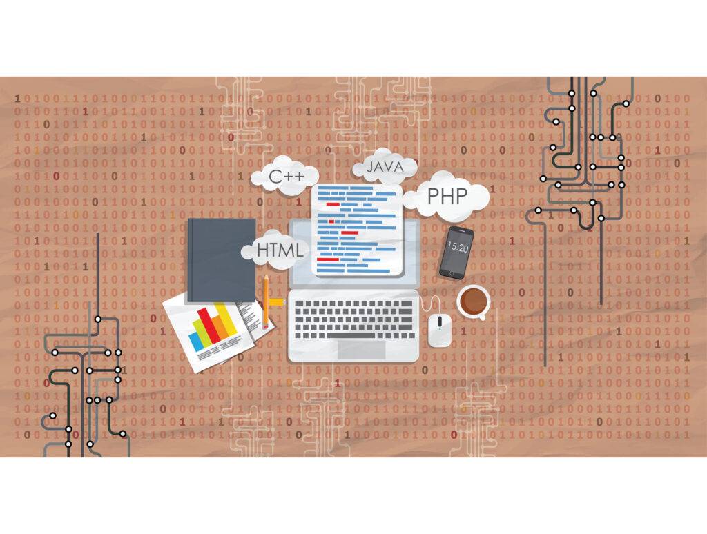 Programming wallpaper mural – Nouqoush