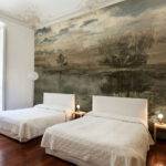 Impressionist style wall mural