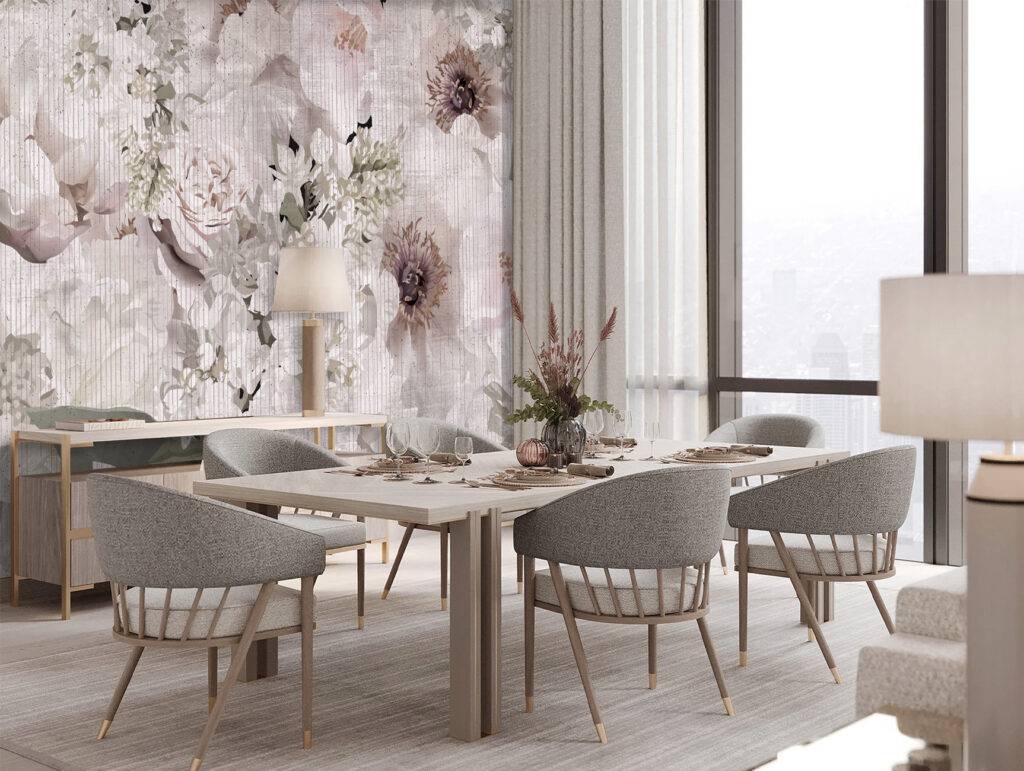Opulent bouquet peonies wallpaper mural – Nouqoush