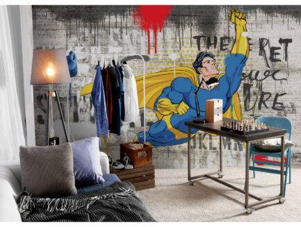 Superman wallpaper mural