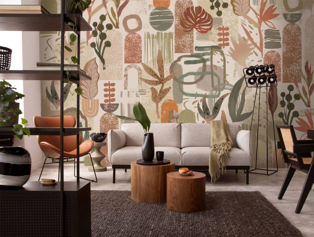 View of Organic nature mural – Nouqoush