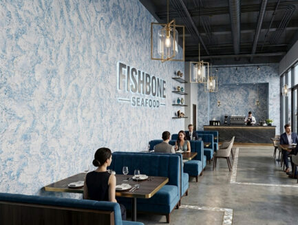 Parchment Waves wall mural
