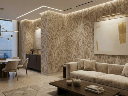 Marblewood essence wall mural