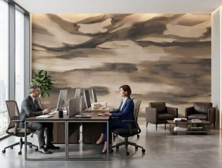 Shadows of the earth wall mural