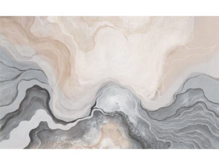 Alabaster flow wall mural