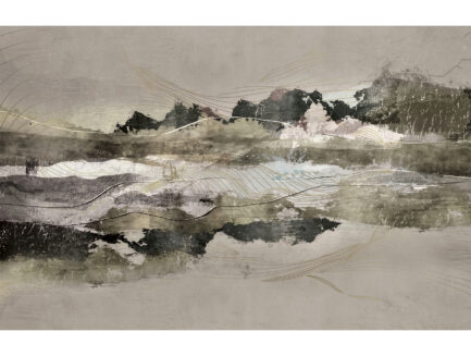Gilded horizons wall mural