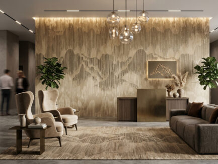 Subtle Silhouettes wall mural