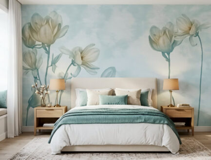 Poetic Blossoms wall mural