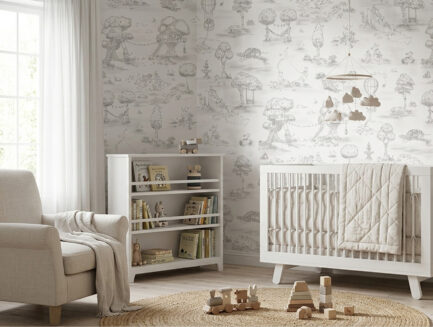 Storybook Woodland wall mural