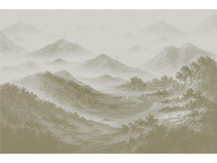 Serene Summits wall mural