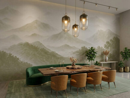 Serene Summits wall mural