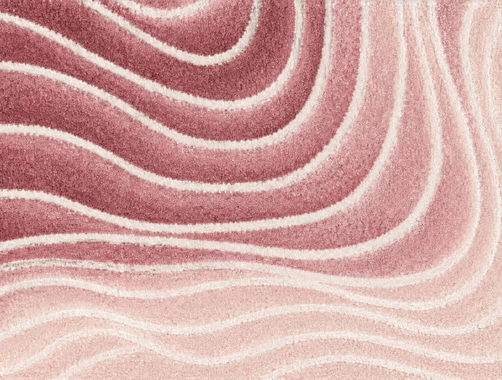 Shell Mirage Rug (pattern) Shell Mirage Rug, close-up of the pattern and pile